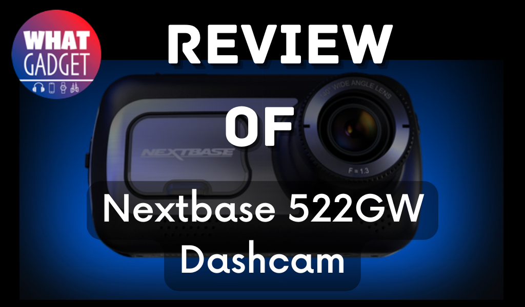 Nextbase 522GW Dash Cam Full HD 1440p, Kit Hardwire, Scheda SD 64GB U3 E Custodia Inclusi, WiFi Bluetooth GPS, Alexa Integrata, Sensore G, Risposta SOS