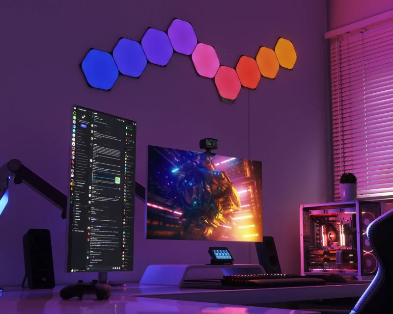 CORSAIR hợp tác cùng NANOLEAF công bố ICUE Murals Lighting